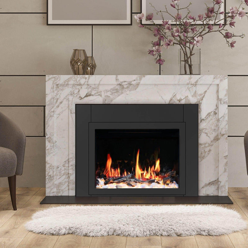 LiteStar 38 inch Wall Mounted Electric Fireplace Insert with Crackling Sounds, Smart Fireplace App Diamond-like Crystal - (ZEF38VC-C) - Litedeer Homes