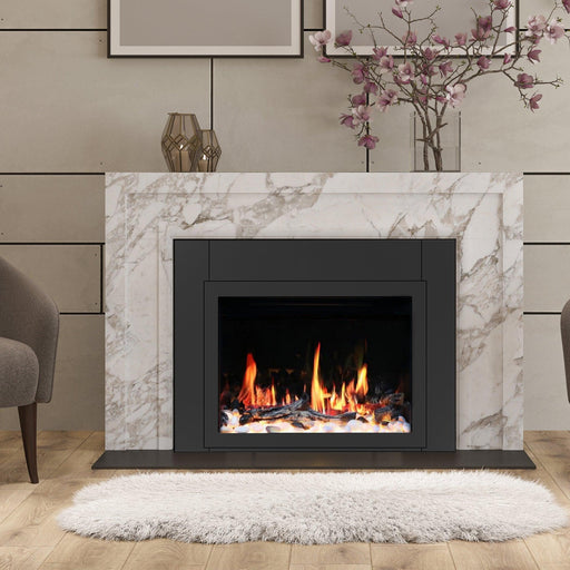 LiteStar 38" Smart Electric Fireplace Insert with App Diamond-like Crystal - (ZEF38VC-C) Media 