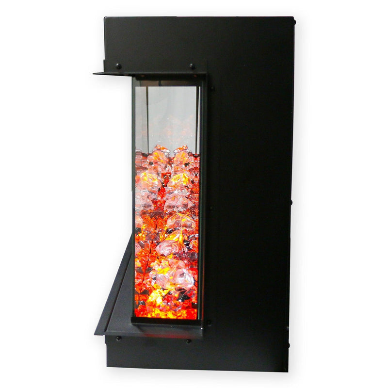 2025 New Litedeer Homes Warmcastle 72-Inch 3-Sided Smart Electric Fireplace (Model: ZEF72T) – WiFi-Enabled with Smart App Control - Litedeer Homes