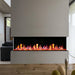 Warmcastle 72" 3-Side Smart HD LED Electric fireplace wifi enabled with app diamond-like crystal (Model : ZEF72T) - Litedeer Homes