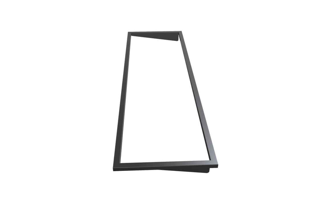 Litedeer Homes 58" Smart Electric Fireplace Trim Kit - ZEF58V-T2B, Black - Litedeer Homes