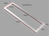Litedeer Homes 68" Smart Electric Fireplace Trim Kit - ZEF68X-T2B, Black - Litedeer Homes