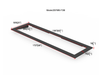 Litedeer Homes 68" Smart Electric Fireplace Trim Kit - ZEF68X-T2B, Black - Litedeer Homes