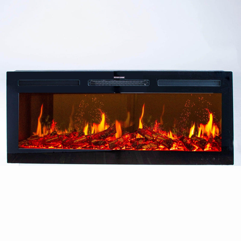 Litedeer Homes Aimée 40-Inch Smart Electric Fireplace with App Crackling Sounds 5 Unique Flame (Model: ZEF40L) - Litedeer Homes