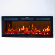 Litedeer Homes Aimée 40-Inch Smart Electric Fireplace with App Crackling Sounds 5 Unique Flame (Model: ZEF40L) - Litedeer Homes