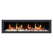 Litedeer Gloria II 58" Smart Push-in Electric Fireplace with App - ZEF58VS, Silver - Litedeer Homes
