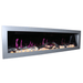 Litedeer Gloria II 68" Smart Push-in Electric Fireplace with App - ZEF68XS, Silver - Litedeer Homes