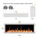 Litedeer Latitude 45" Smart Control Electric Fireplace Wifi Enabled - ZEF45XC, Black - Litedeer Homes