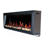 Litedeer Latitude 45-in Smart Built-in Electric Fireplace with App - ZEF45X, Black