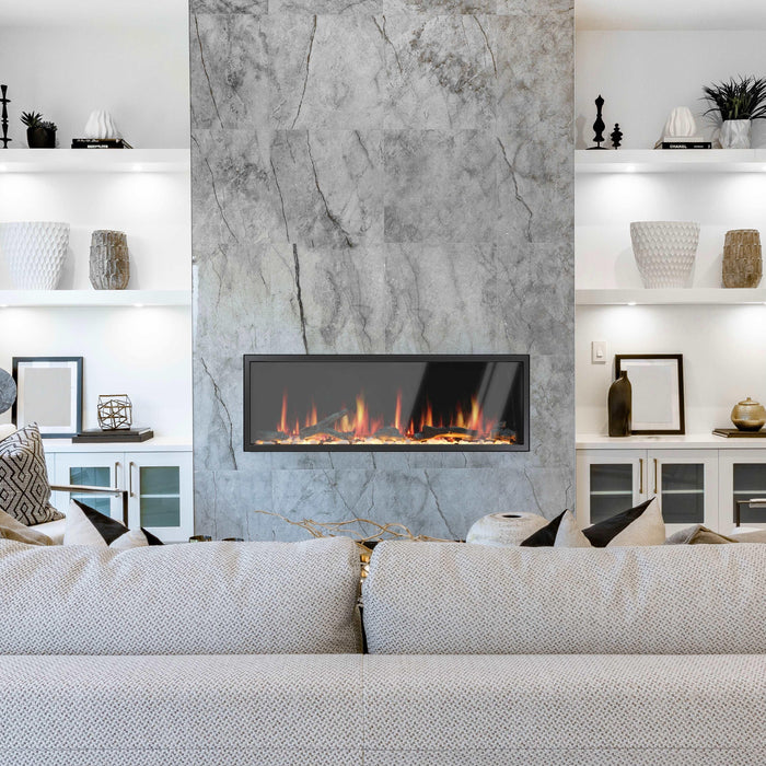Litedeer Latitude 55-in Smart Built-in Electric Fireplace with App - ZEF55V