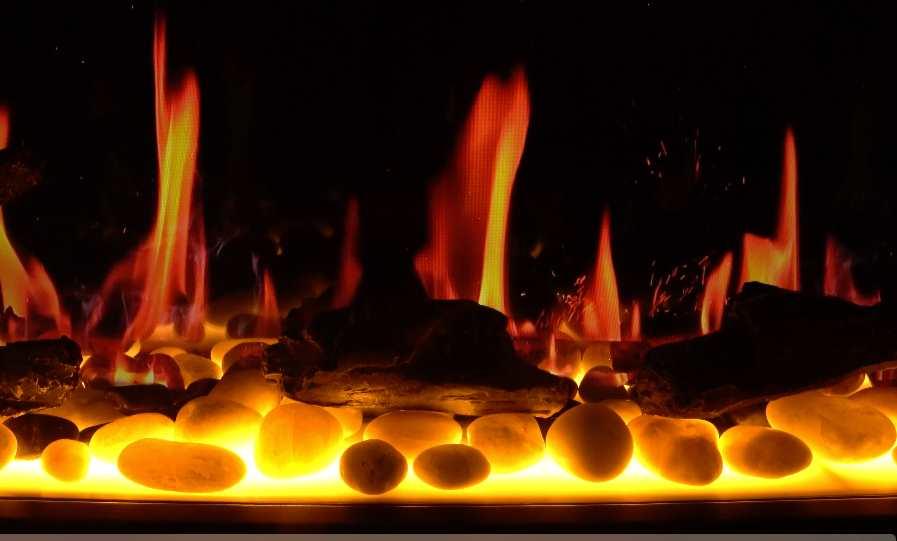Litedeer Latitude 55-in Smart Built-in Electric Fireplace with App - ZEF55V