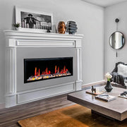 2025 New Litedeer Homes Latitude 55 inch Built-in Smart Electric Fireplace with Crackling Sounds, Diamond-like Crystal - ZEF55VC - Litedeer Homes