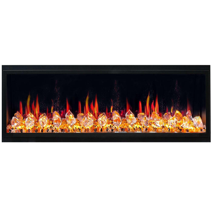 Litedeer Latitude 55-in Smart Control Electric Fireplace Wifi Enabled -ZEF55VC