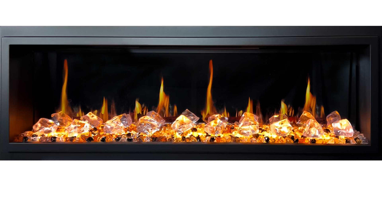 Litedeer Latitude 55-in Smart Control Electric Fireplace Wifi Enabled -ZEF55VC