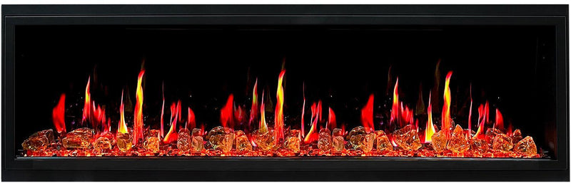 Litedeer Homes Latitude 65" Smart Electric Fireplace with crackling sounds - ZEF65XA - Litedeer Homes