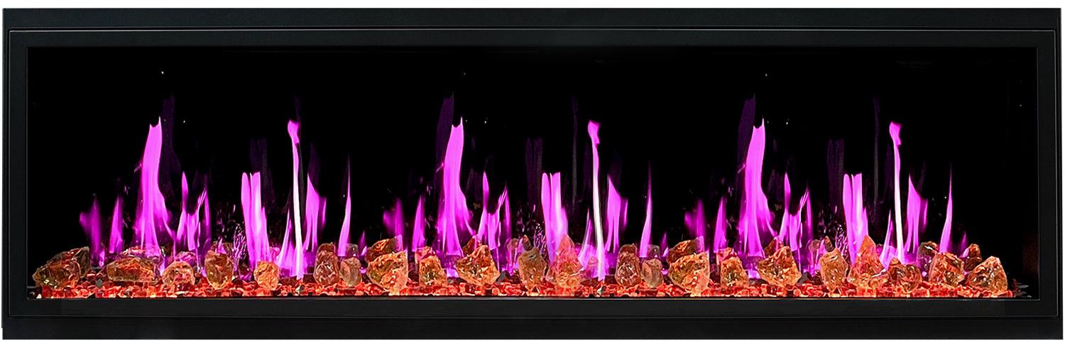 Litedeer Homes Latitude 65" Smart Electric Fireplace with crackling sounds - ZEF65XA - Litedeer Homes
