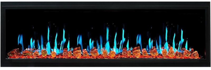 Litedeer Homes Latitude 65" Smart Electric Fireplace with crackling sounds - ZEF65XA - Litedeer Homes