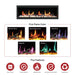 Litedeer Latitude 65" Ultra Slim Electric Fireplace with Smart App - ZEF65X, Black - Litedeer Homes