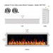 Litedeer Latitude 75-in Smart Control Electric Fireplace Wifi Enabled -ZEF75VC,Black - Litedeer Homes