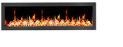 2025 New Litedeer Homes Latitude II 58-inch Wall Mount Smart Electric Fireplace with app Diamond-like Crystal - ZEF58VC, Black - Litedeer Homes