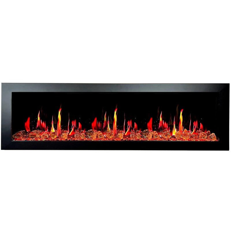 Litedeer Latitude 68" Smart Recess Wall Mounted Electric Fireplace - ZEF68XA - Litedeer Homes