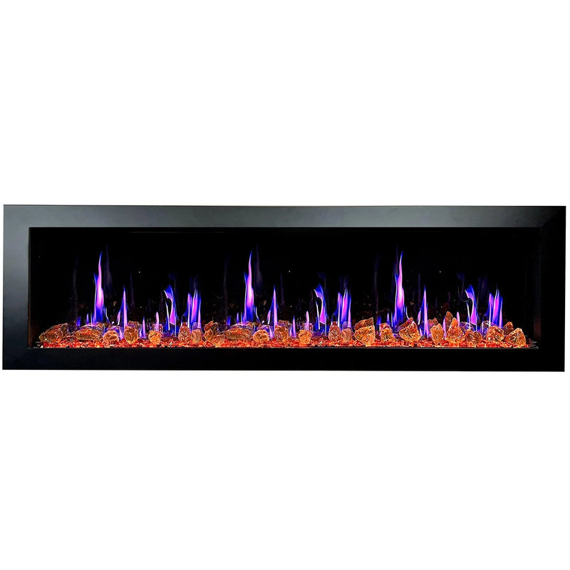 Litedeer Latitude 68" Smart Recess Wall Mounted Electric Fireplace - ZEF68XA - Litedeer Homes