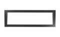 Litedeer Homes Latitude II 78" Fireplace Insert Trim Frame (Black) - Litedeer Homes