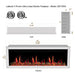 Litedeer Latitude II 78 inch Wifi Smart Electric Fireplace with crackling - ZEF78VA - Litedeer Homes