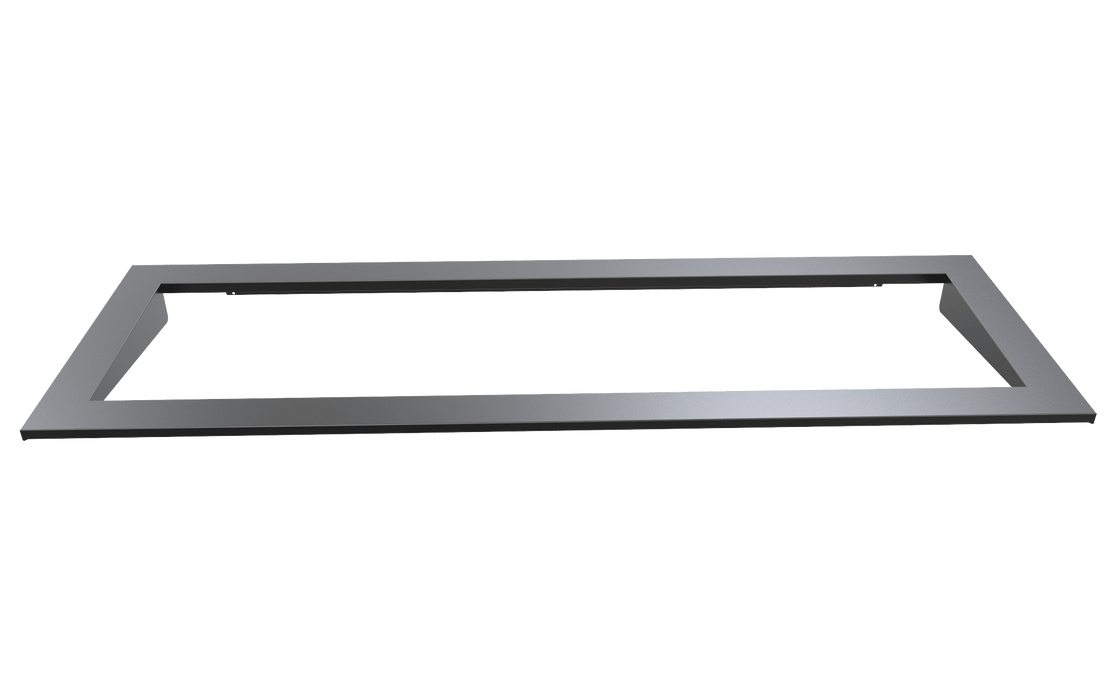 Litedeer Latitude II 48" Smart Electric Fireplace Trim Kit - ZEF48X-T2B, Black - Litedeer Homes