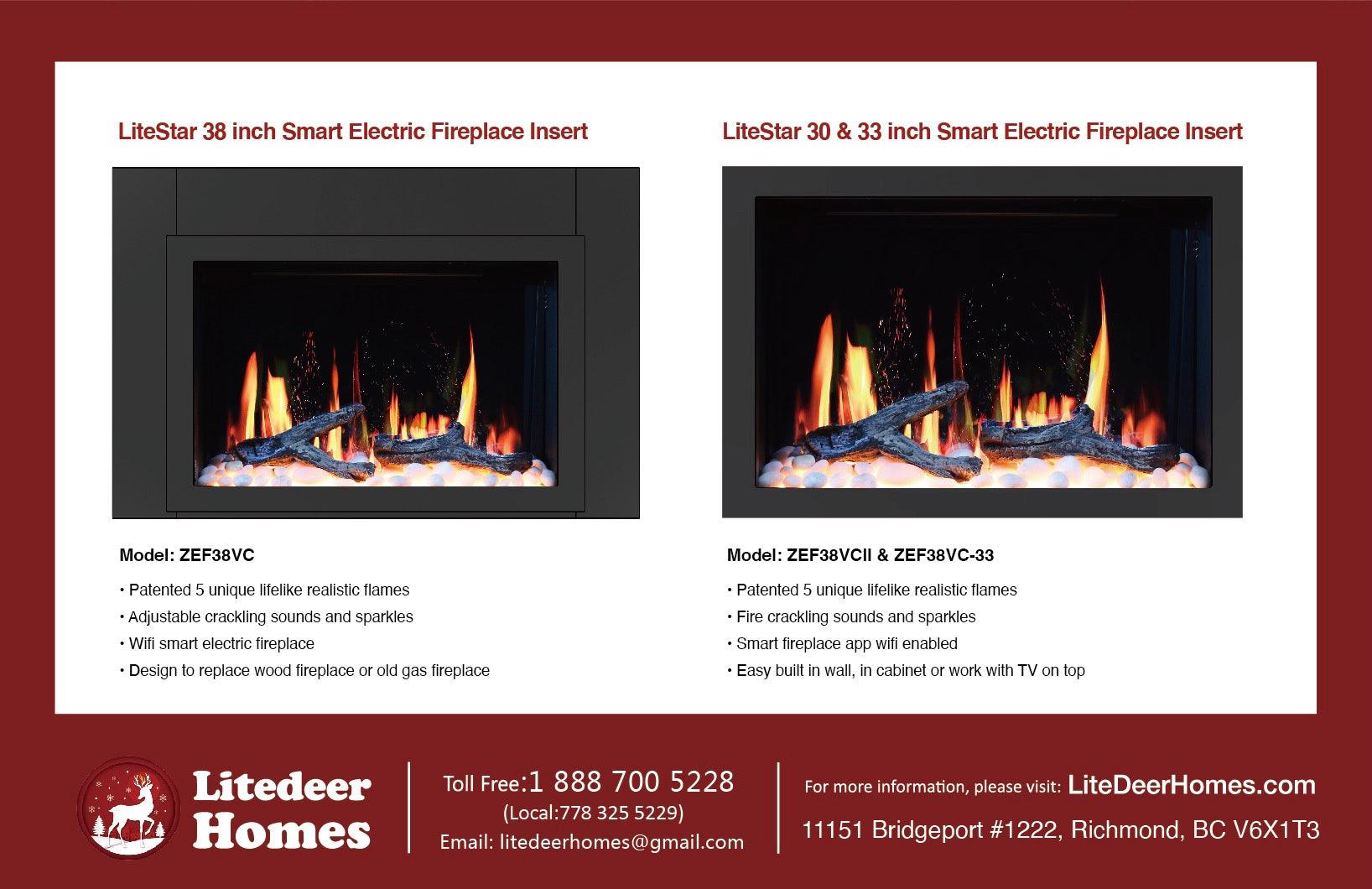 River Rock Fireplace Surround