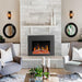 Litedeer LiteStar 38-in Electric Fireplace Insert Wifi Enabled - ZEF38VC, Black