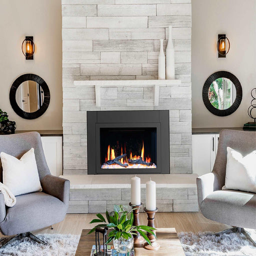 Litedeer LiteStar 38-in Smart Electric Fireplace Insert - ZEF38VC, Black